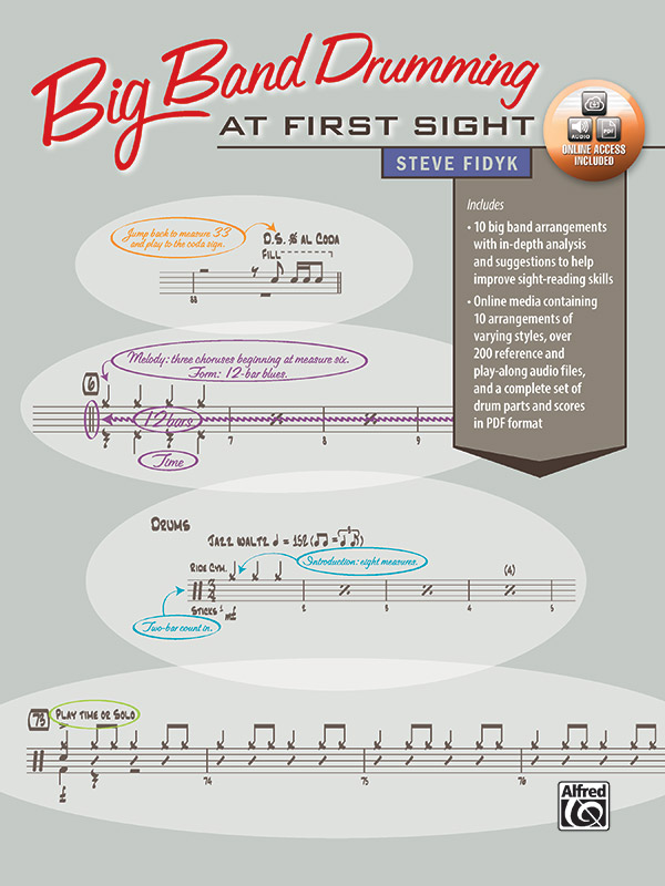 Big Band Drumming at first Sight (+MP3-CD):