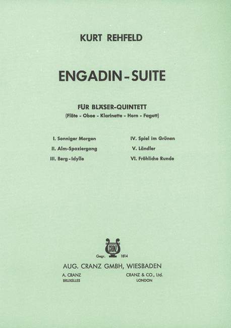 Engadin-Suite für Flöte, Oboe, Klarinette,