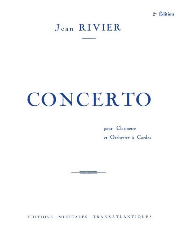 Concerto for Clarinet and Orchestra