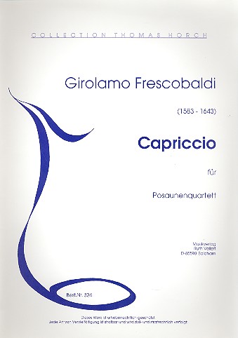 Capriccio für 4 Posaunen