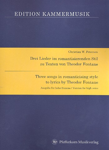 3 Lieder im romantisierenden Stil