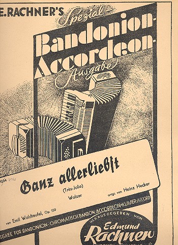 Ganz allerliebst op.159 für Bandoneon