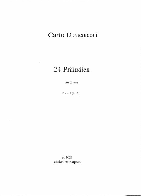 24 Präludien Band 1 (Nr.1-12)
