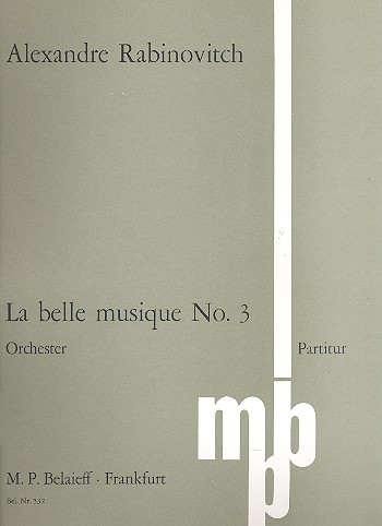 La belle musique no.3