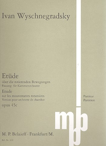 Etüde über die rotierenden Bewegungen op.45c