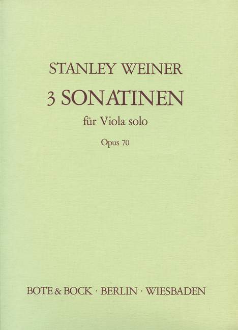 3 Sonatinen op.70