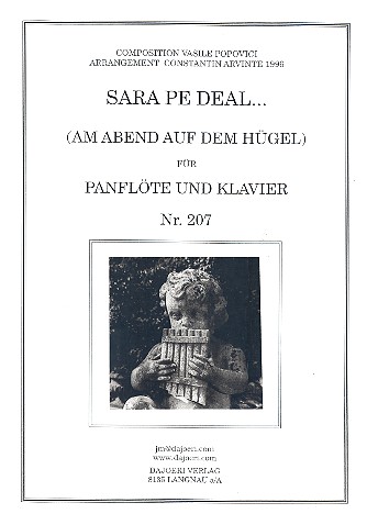 Sara pe deal für Panflöte und Klavier