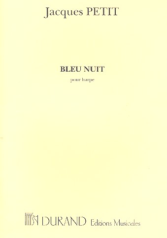 Bleu nuit pour harpe