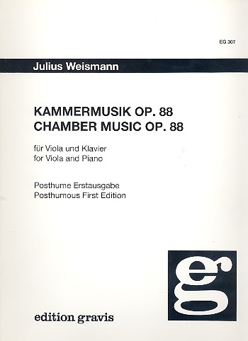 Kammermusik op.88 für Viola und Klavier
