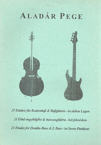 21 Etüden für Kontrabass (E-Bass)