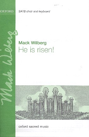 He is risen for mixed chorus and keyboard