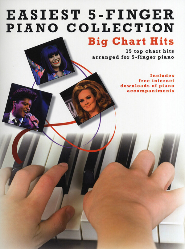 Big Chart Hits: for 5-finger piano (with text)