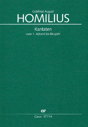Kantaten vom 1. Advent bis Neujahr