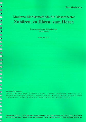 Zuhören, zu Hören, zum Hören für Blasorchester