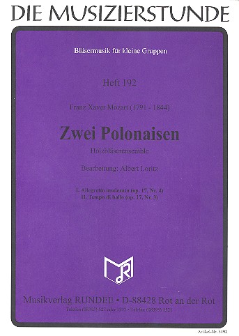 2 Polonaisen für Holzbläser-Ensemble