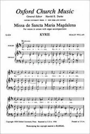 Missa de Sancta Magdalena for