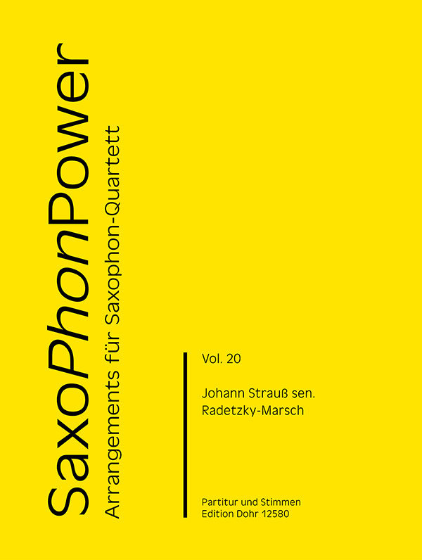 Radetzky-Marsch op.228 für 4 Saxophone