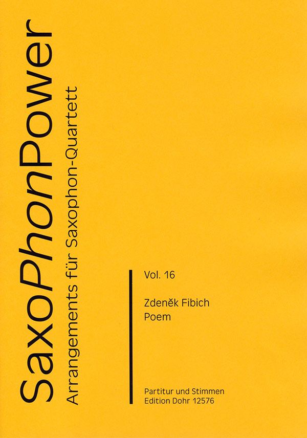 Poem für 4 Saxophone (SATBar)