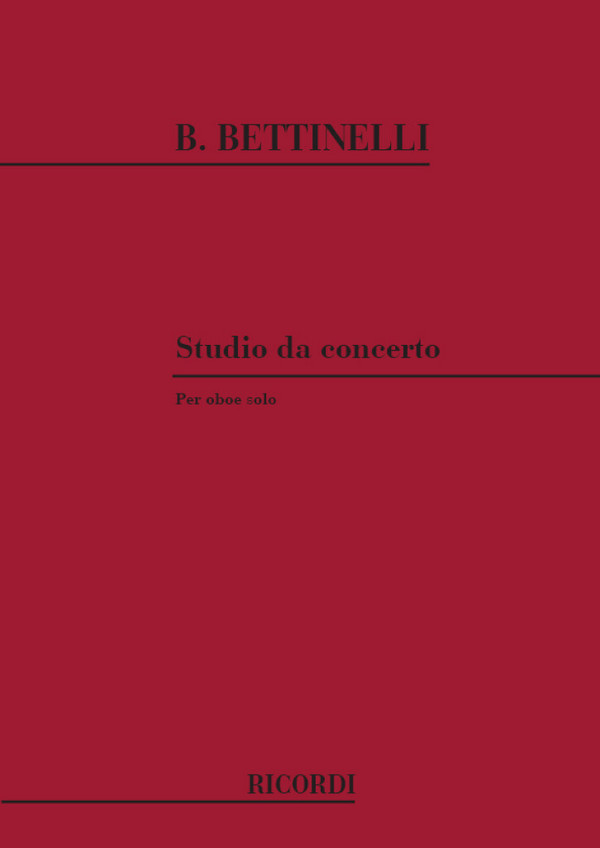 Studio di concerto per oboe