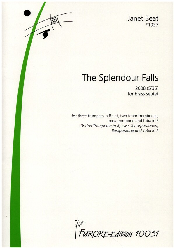 The Splendour Falls für 3 Trompeten,