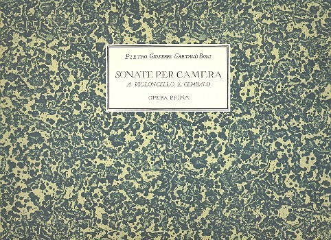 Sonate per camera op.1 a violoncello