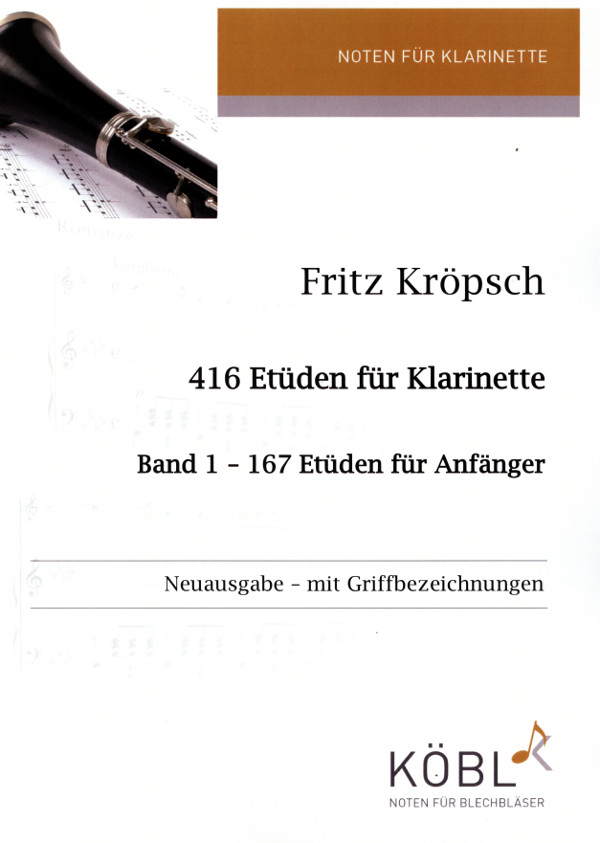 167 Etüden für Anfänger für Klarinette