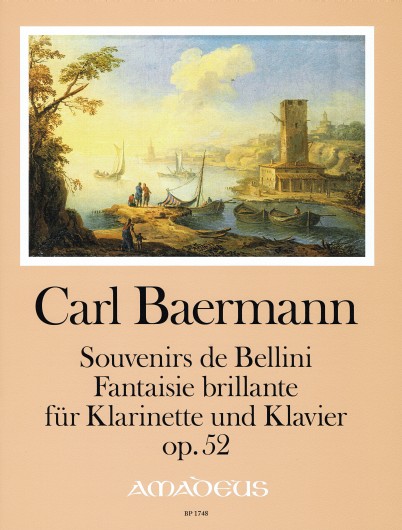 Souvenirs de Bellini op.52 für Klarinette