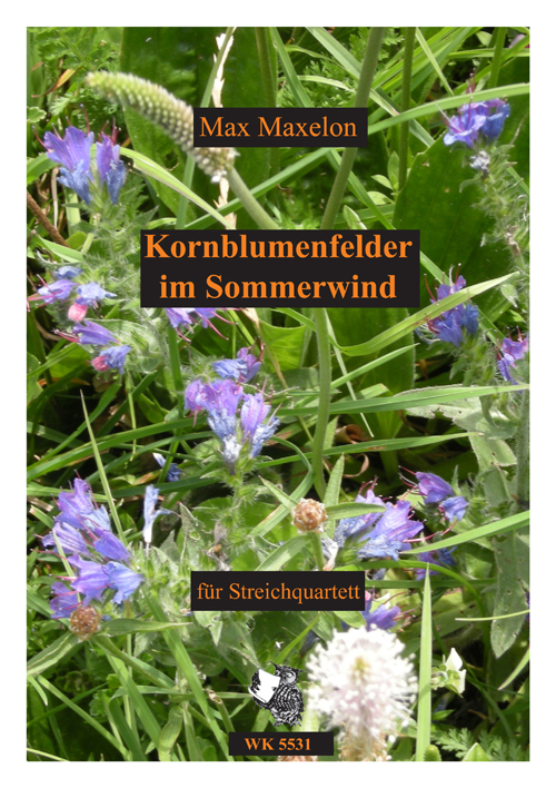 Kornblumenfelder im Sommerwind