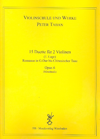 Schule op.6 - 15 Duette