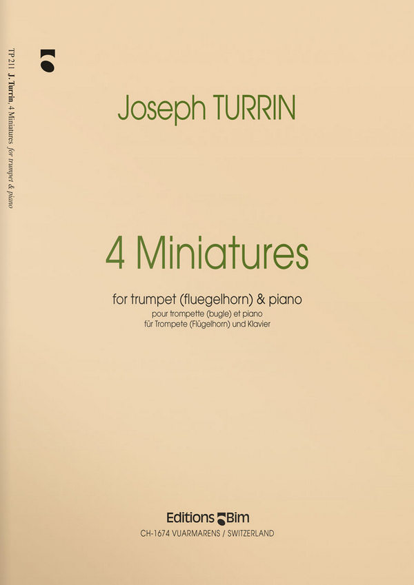 4 Miniatures for trumpet (fluegelhorn)