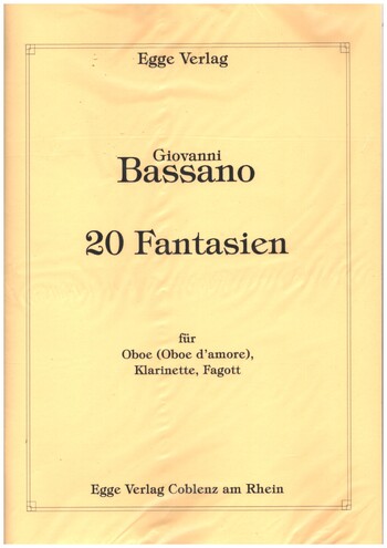 20 Fantasien für Oboe (Oboe d'amore),