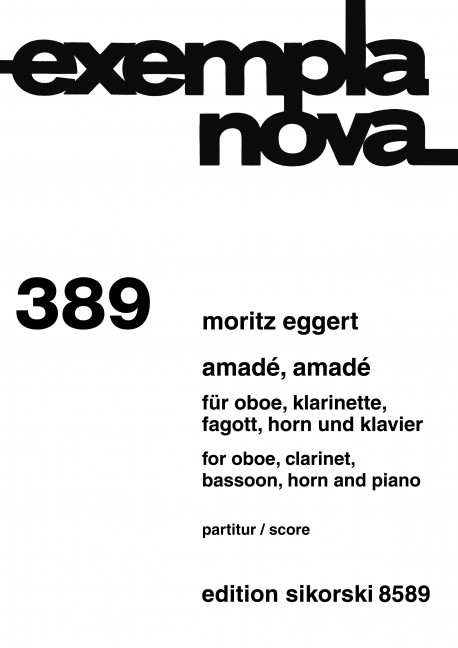 Amadé Amadé für Oboe, Klarinette,