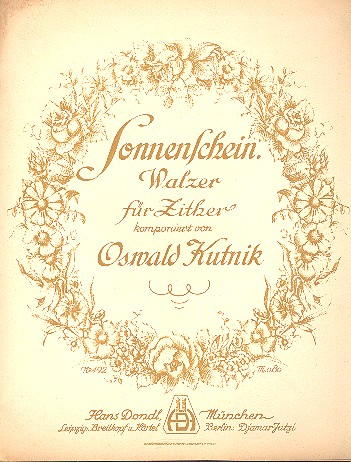 Sonnenschein für Zither