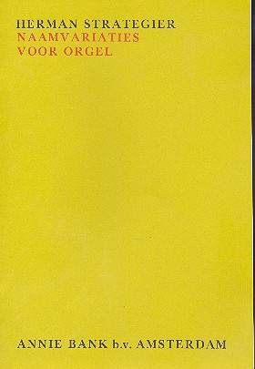 Naamvariaties foor orgel