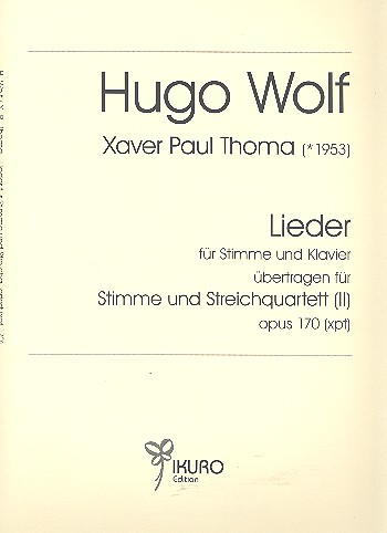 Lieder Band 2 für Gesang und
