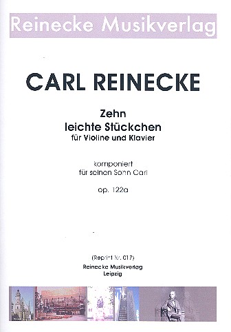 10 leichte Stückchen op.122a für Violine