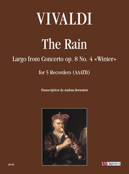 La pioggia op.8,4 per 5 flauti dolci