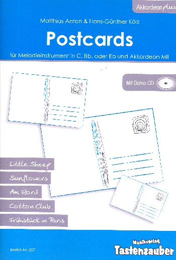 Postcards (+CD) für Melodieinstrument