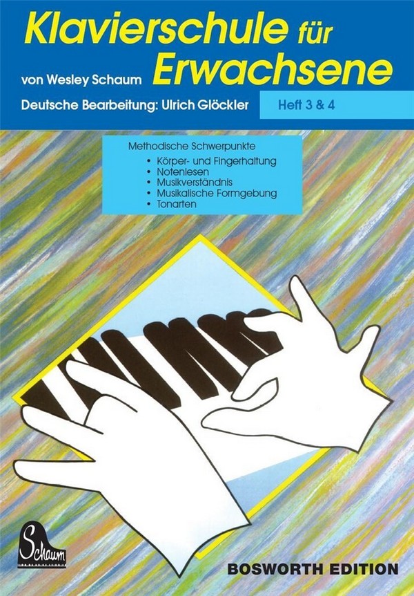 Klavierschule für Erwachsene Band 3 und 4