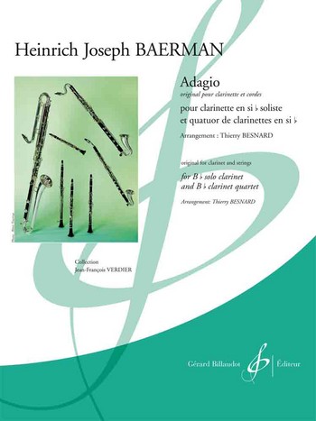 Adagio pour clarinette solo, 3 clarinettes