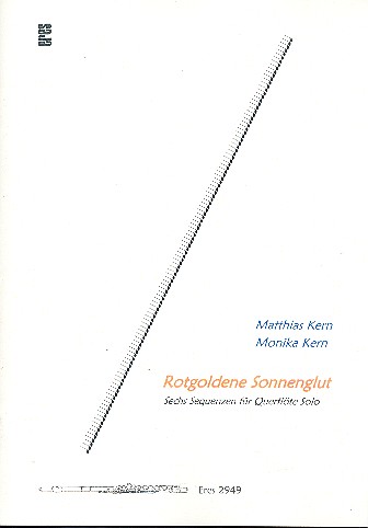 Rotgoldene Sonnenglut für Flöte