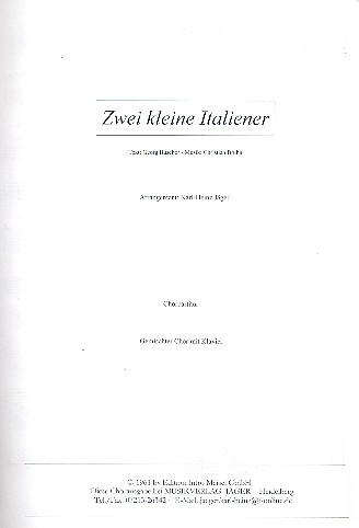 Zwei kleine Italiener
