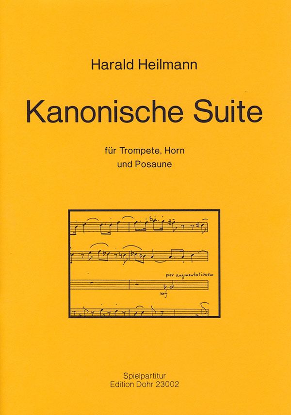 Kanonische Suite op.103 für Trompete,