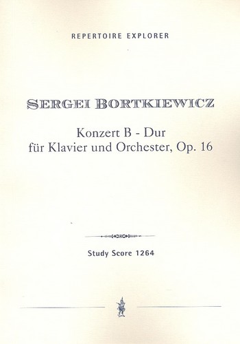 Konzert B-Dur op.16 für Klavier und Orchester