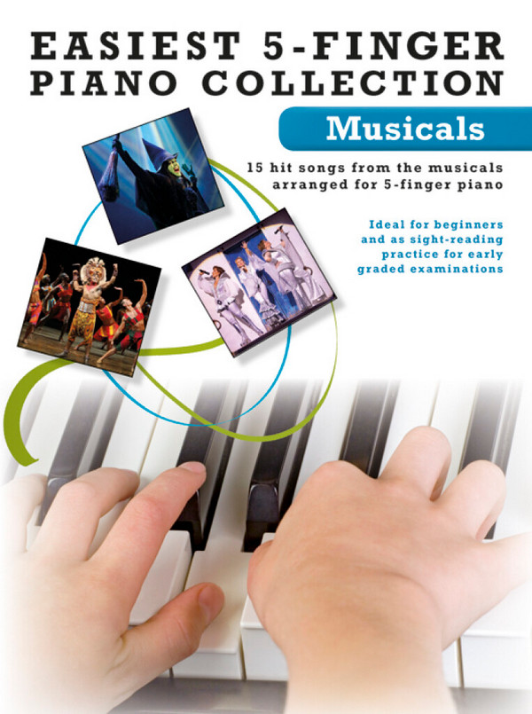 Musicals: for 5-finger piano (with text)