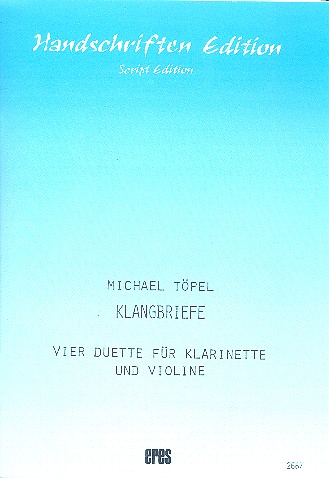 Klangbriefe für Klarinette und Violine