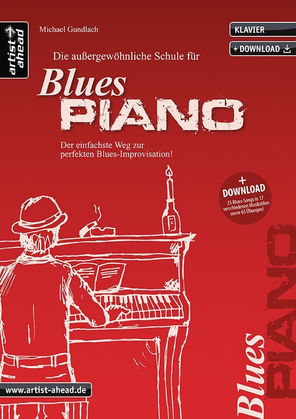 Die außergewöhnliche Schule für Blues-Piano (+Online Audio)