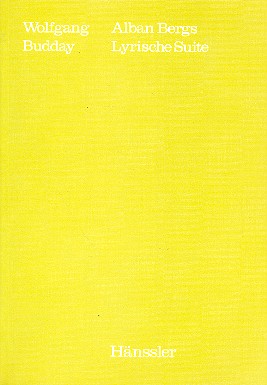 Alban Bergs Lyrische Suite satztechnische