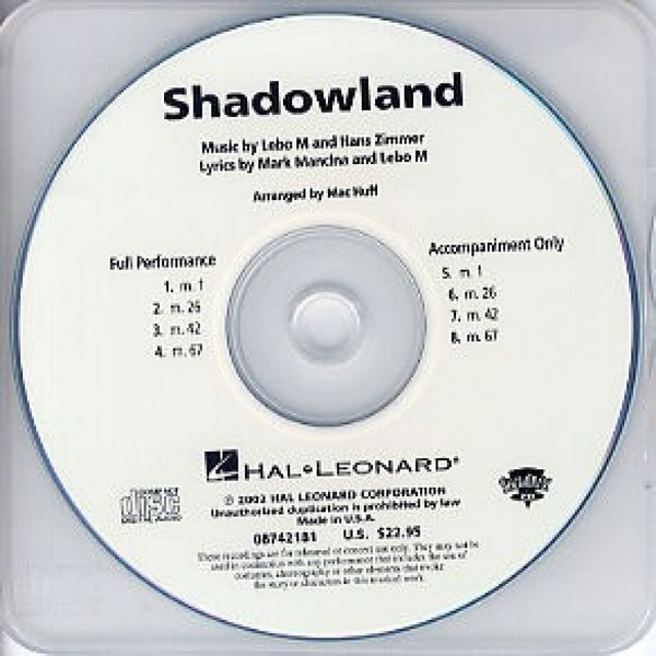 Shadowland Showtrax-CD