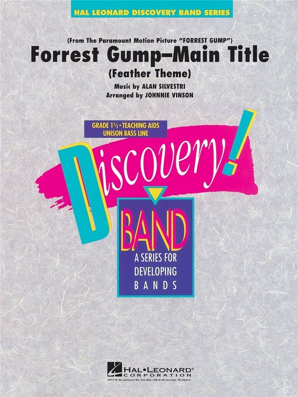 Forrest Gump Main Title: for concert band